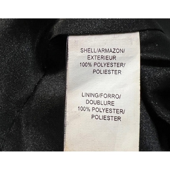 Mac & Jac Sz S Black Blue Floral Print Spring Easter Silky Pleated Dress Summer - Picture 4 of 6